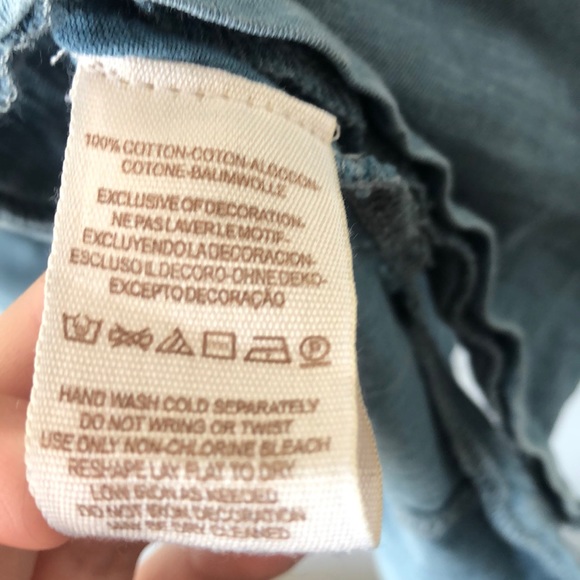 Free People blue beaded mesh boho tank top - Picture 6 of 6